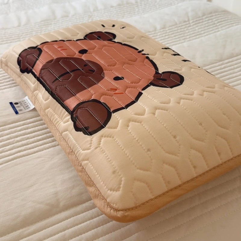 Cool Silk Latex Cartoon Animals Pillowcase - Just Kidding Store