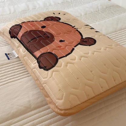 Cool Silk Latex Cartoon Animals Pillowcase - Just Kidding Store