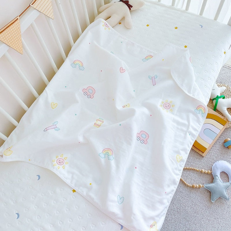 4 Layers Muslin Baby Nursery Blanket - Just Kidding Store