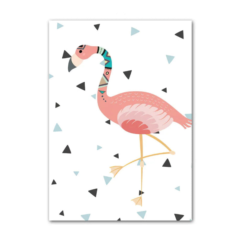 Tribal Animals Canvas Posters - Just Kidding Store