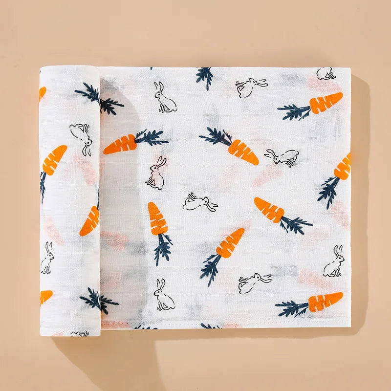 Muslin Blanket - 2 Layers Cotton Swaddle