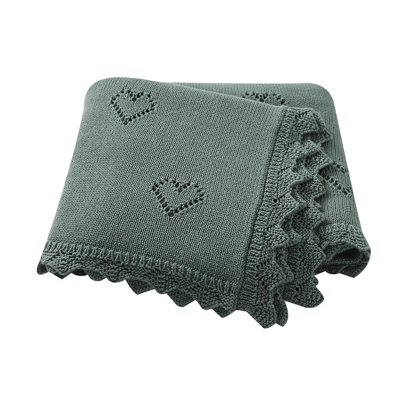 Sweet Hearts Cotton Blanket - Just Kidding Store
