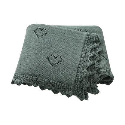 Sweet Hearts Cotton Blanket - Just Kidding Store