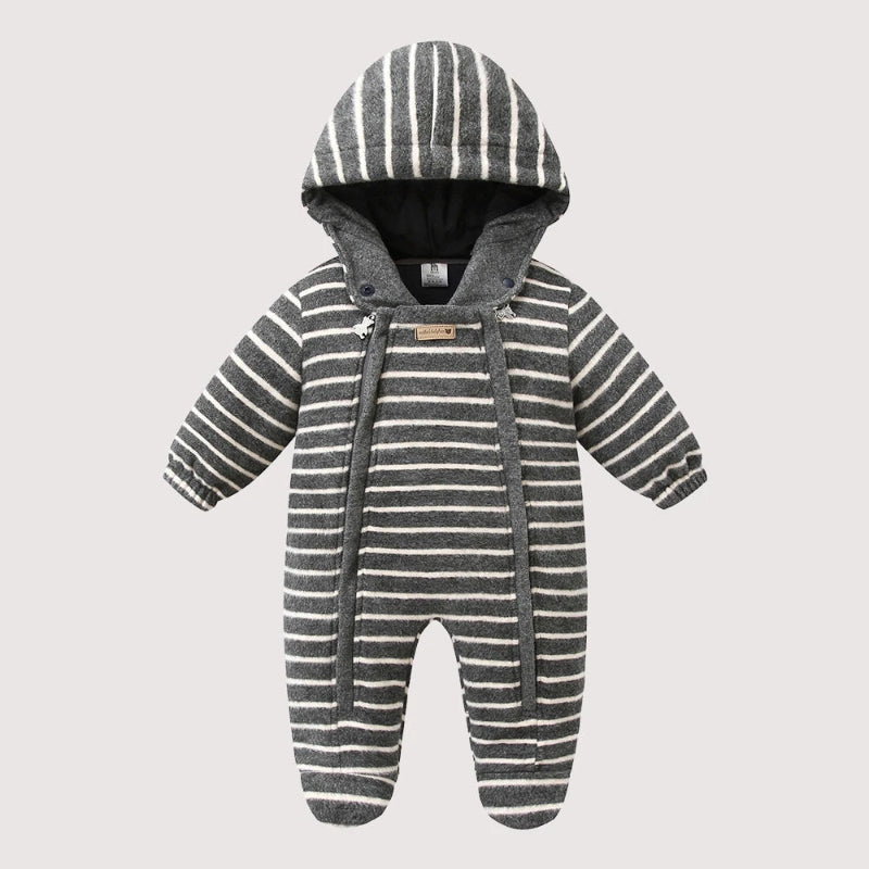 Winter Hooded Baby Toddler Jumpsuit - Just Kidding Store