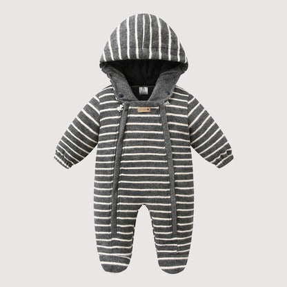 Winter Hooded Baby Toddler Jumpsuit - Just Kidding Store