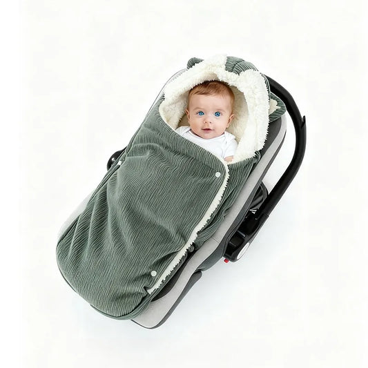 Corduroy Sherpa Stroller Carrier Bassinet Footmuff - Just Kidding Store