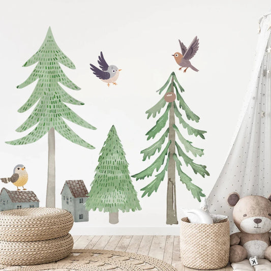 Nordic Forest Wall Decal - Just Kidding Store