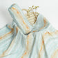 2 Layers Bamboo Cotton Muslin Swaddle Blankets - Just Kidding Store