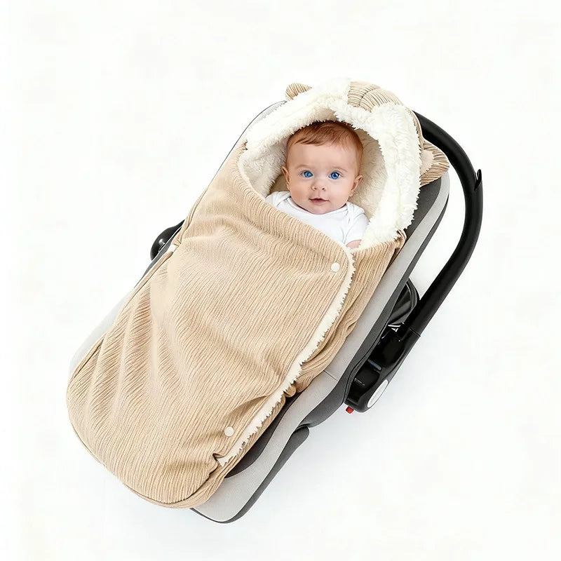 Corduroy Sherpa Stroller Carrier Bassinet Footmuff - Just Kidding Store