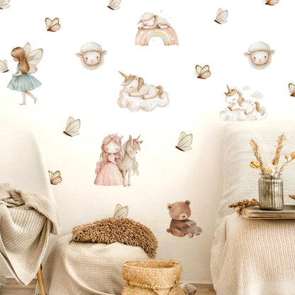 Whimsical Fairy Garden Wall Decals - Just Kidding Store