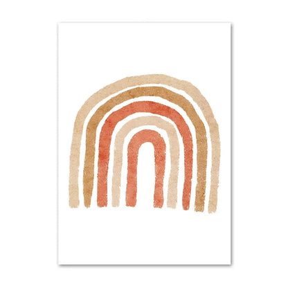 Boho Safari Animal Canvas Nursery Prints - Just Kidding Store