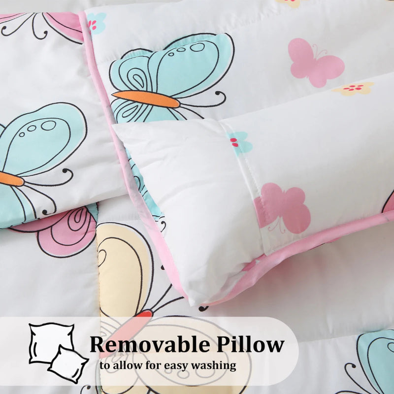 Children Cotton Sleeping Bag With Removable Pillow - Just Kidding Store