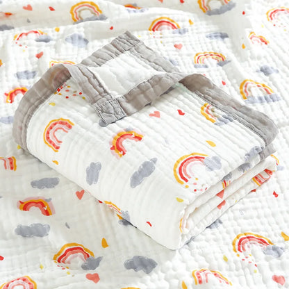 6 Layers Cotton Muslin Blanket - Just Kidding Store