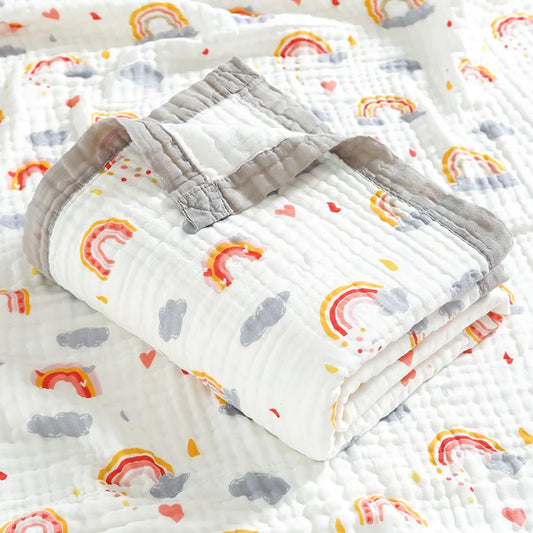 6 Layers Cotton Muslin Blanket - Just Kidding Store