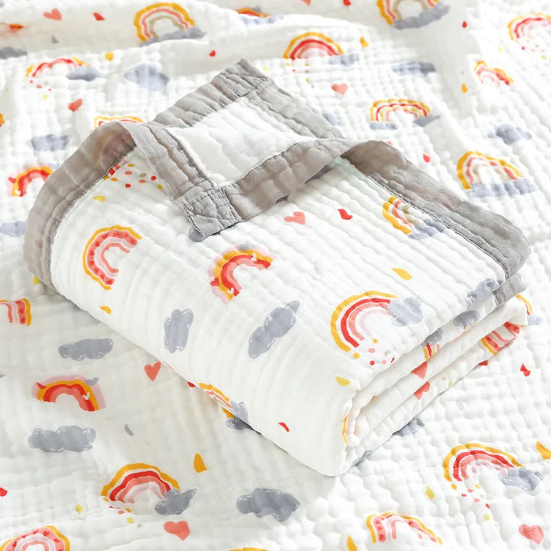 6 Layers Cotton Muslin Blanket