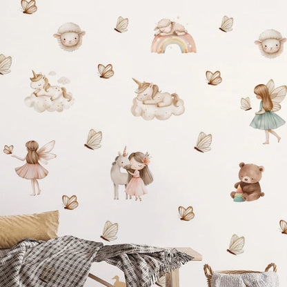 Whimsical Fairy Garden Wall Decals - Just Kidding Store