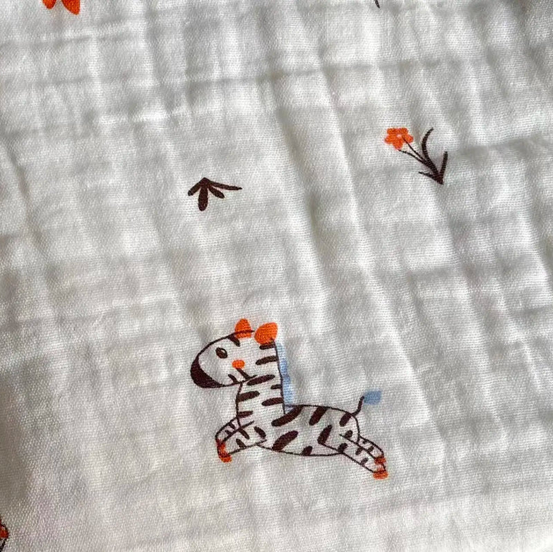 6 Layers Cotton Swaddle Blanket - Just Kidding Store
