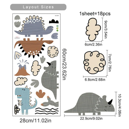 Dinosaurs Wall Decals - Just Kidding Store