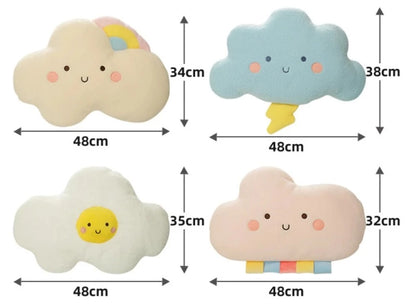 Cloud Cushions - Cloud Rainbow Tassel Thunder Sun - Just Kidding Store
