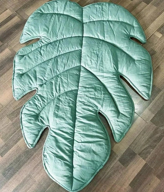 Monstera Leaf Play Mat - Just Kidding Store