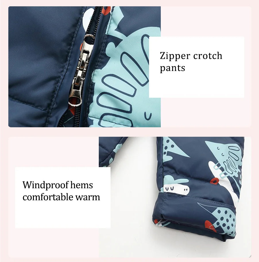 Duck Down Baby Toddler Infant Ski Set - Just Kidding Store