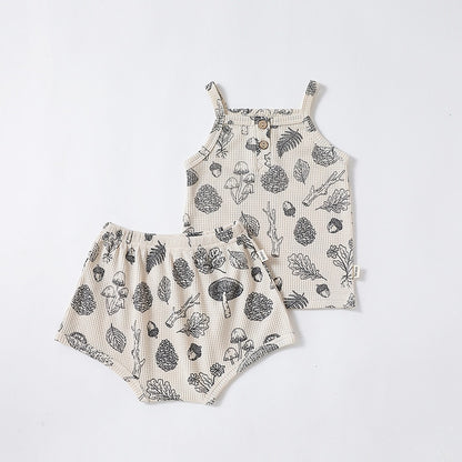 Boho Vibes Summer Baby Infant Childrens Set - Just Kidding Store 