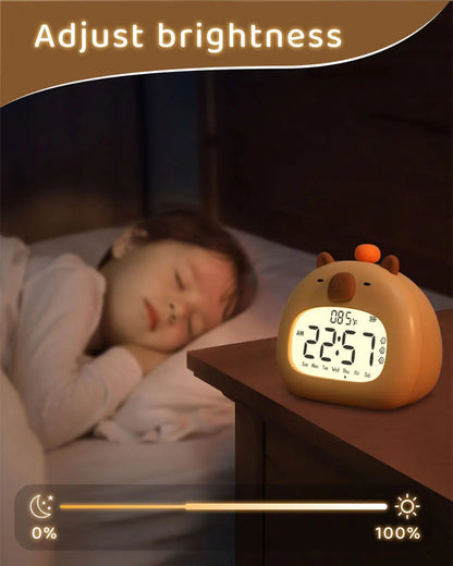 Capybara LED Alarm Clock Night Light - Just Kidding Store