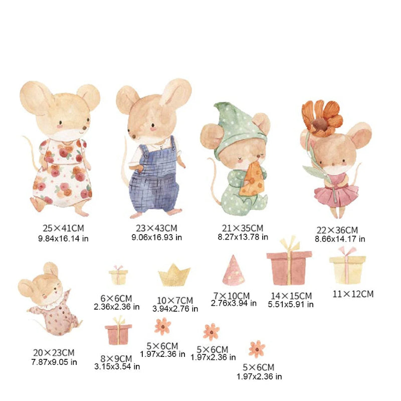 Whimsical Woodland Wall Stickers - Just Kidding Store