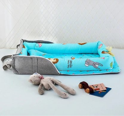 2-in-1 Portable Lounger - Carry Bag Baby Nest - Just Kidding Store