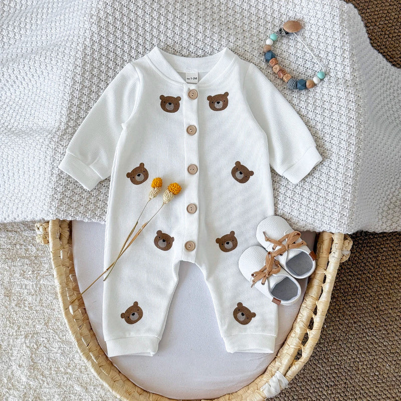 Snuggle Bear Romper - Just Kidding Store