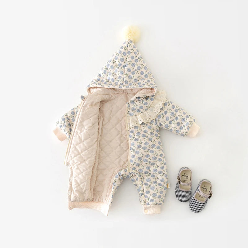 Luxe Pom Pom Floral Jumpsuit