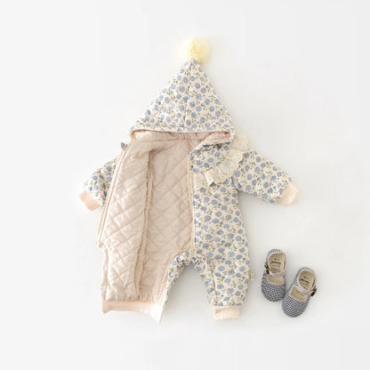Luxe Pom Pom Floral Jumpsuit