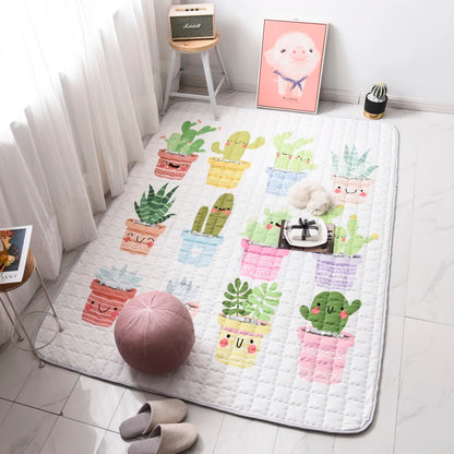Oversized Quilted Play Mat - Waterproof Anti Skid Carpet - Just Kidding Store