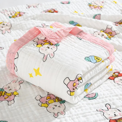 6 Layers Cotton Muslin Blanket - Just Kidding Store