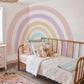 Watercolor Rainbow Fabric Wall Sticker - Just Kidding Store