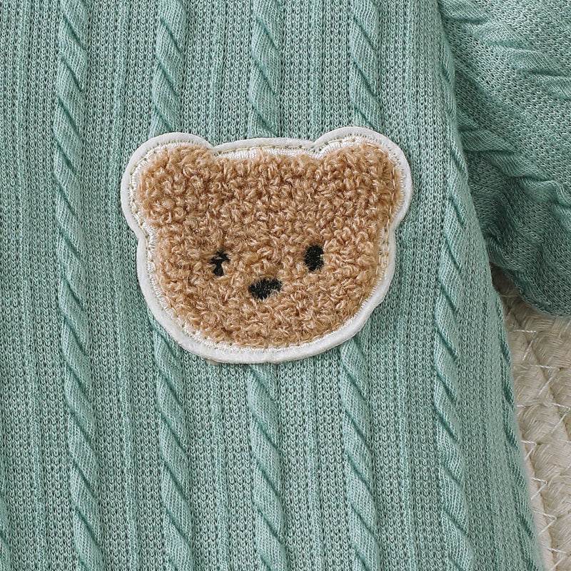 Little Bear Short Sleeved Baby Romper Jumpsuit - Just Kidding Store