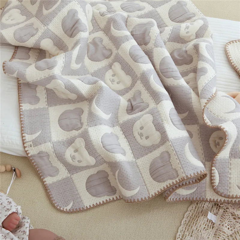 DreamSoft Reversible Cotton Blanket - Just Kidding Store