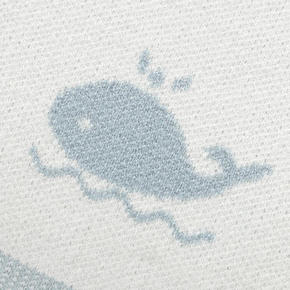 Baby Whale Nursery Blanket - Just Kidding Store