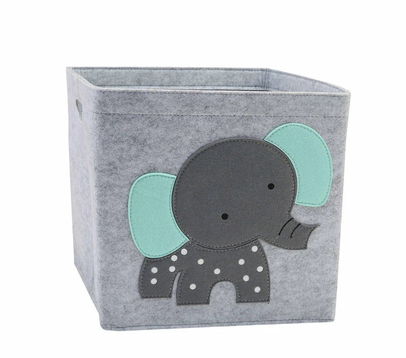 Felt Storage Box - Cube Toys Organizer - Just Kidding Store