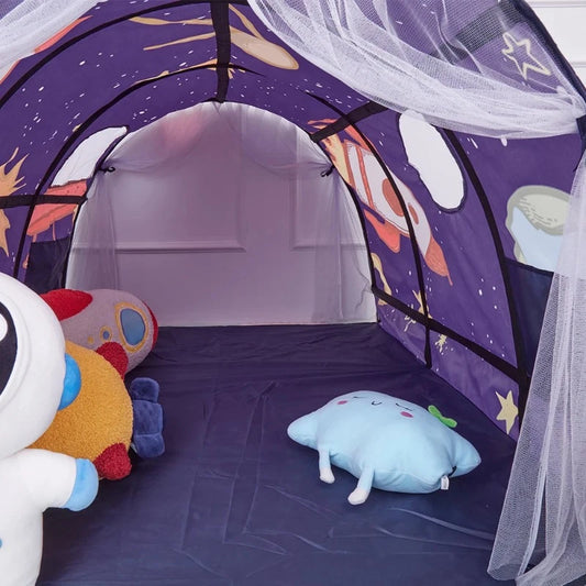 Space Rocket Tunnel Tent - Just Kidding Team