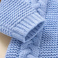 Hooded Baby Infant Winter Knitted Jumpsuit - Just Kidding Store