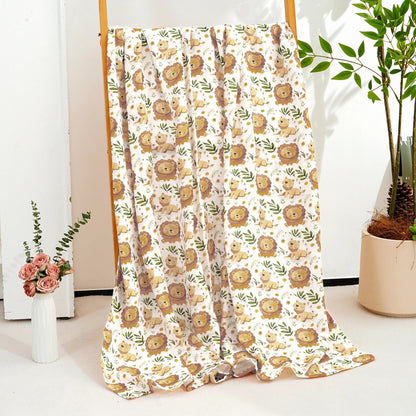 Cotton Bamboo Oversized Swaddle Blanket - Just Kidding Store