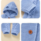 Hooded Baby Infant Winter Knitted Jumpsuit - Just Kidding Store
