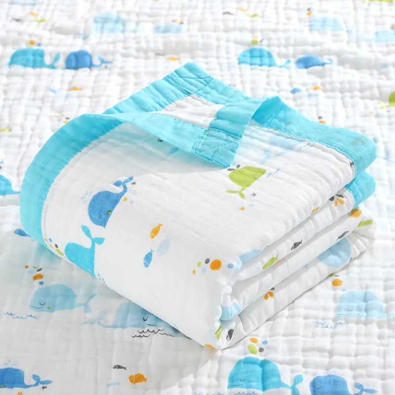 6 Layers Cotton Muslin Blanket
