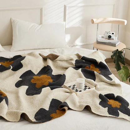 Fluffy Flower Throw Blanket - Just Kidding Store