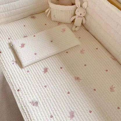 Embroidered Flat Baby Nursery Pillow - Just Kidding Store