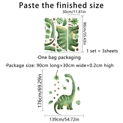 Green Dinosaur Wall Sticker - Just Kidding Store