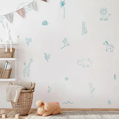 Safari Dreams Wall Decals - Just Kidding Store