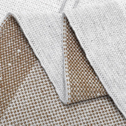 Baby Dino Cotton Knitted Nursery Blanket - Just Kidding Store
