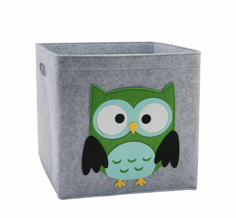 Felt Storage Box - Cube Toys Organizer - Just Kidding Store